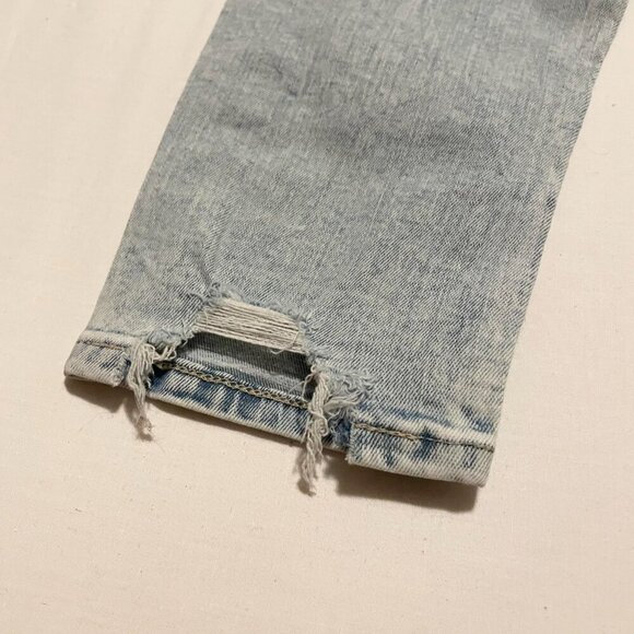 Gap High Rise Universal Leggings Distressed Jeans Womens Size 30 - Picture 16 of 16